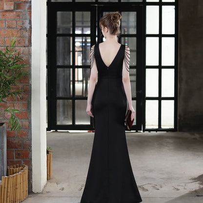 Ava Cowl Neck Formal Dress