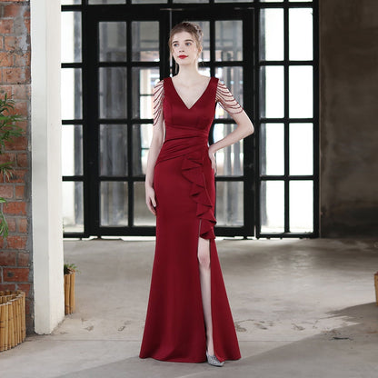 Ava Cowl Neck Formal Dress