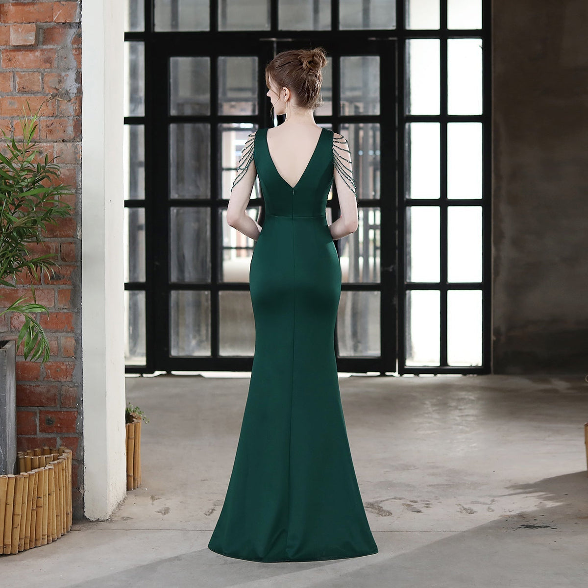 Ava Cowl Neck Formal Dress