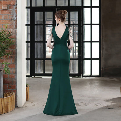 Ava Cowl Neck Formal Dress