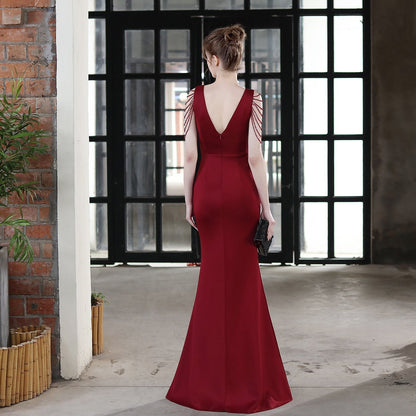 Ava Cowl Neck Formal Dress