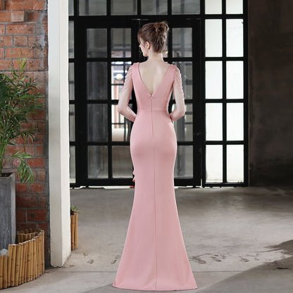 Ava Cowl Neck Formal Dress