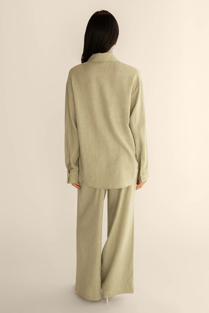 LINEN BLEND SHIRT