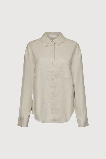 LINEN BLEND SHIRT