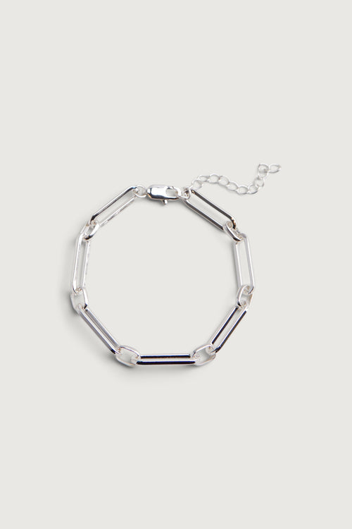 OVAL LINK CHAIN BRACELET