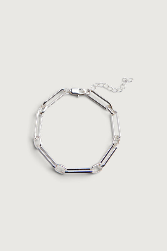 OVAL LINK CHAIN BRACELET