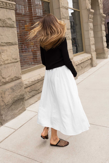 CROPPED LONG SLEEVE CARDIGAN