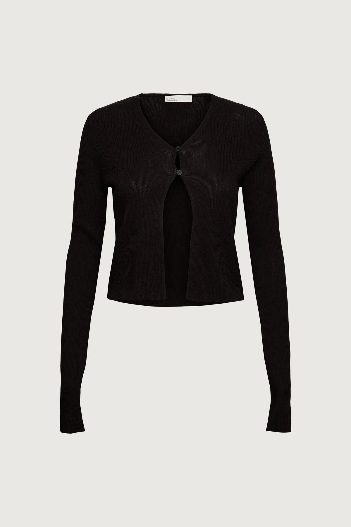 CROPPED LONG SLEEVE CARDIGAN