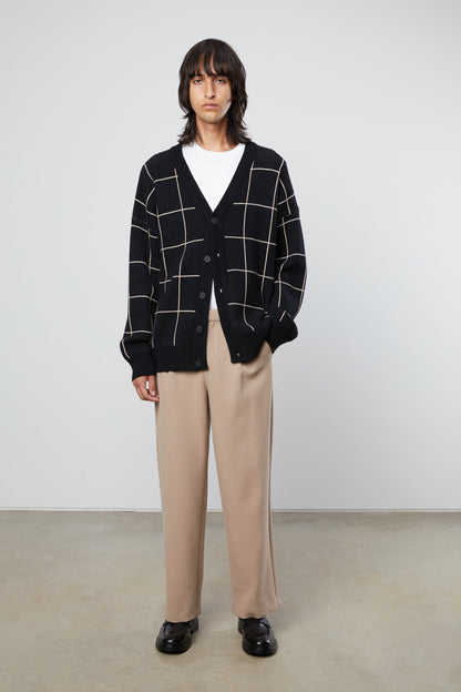 GRID CARDIGAN
