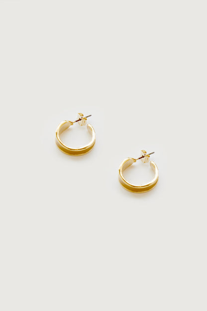 HOOP STONE EARRING