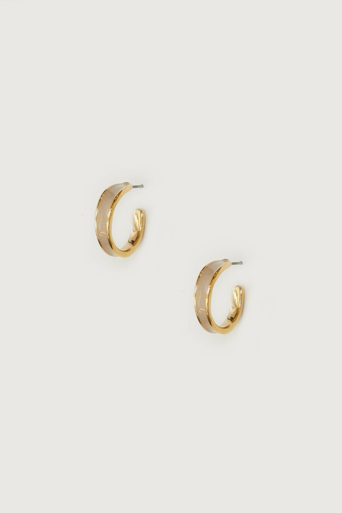 HOOP STONE EARRING