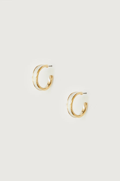 HOOP STONE EARRING