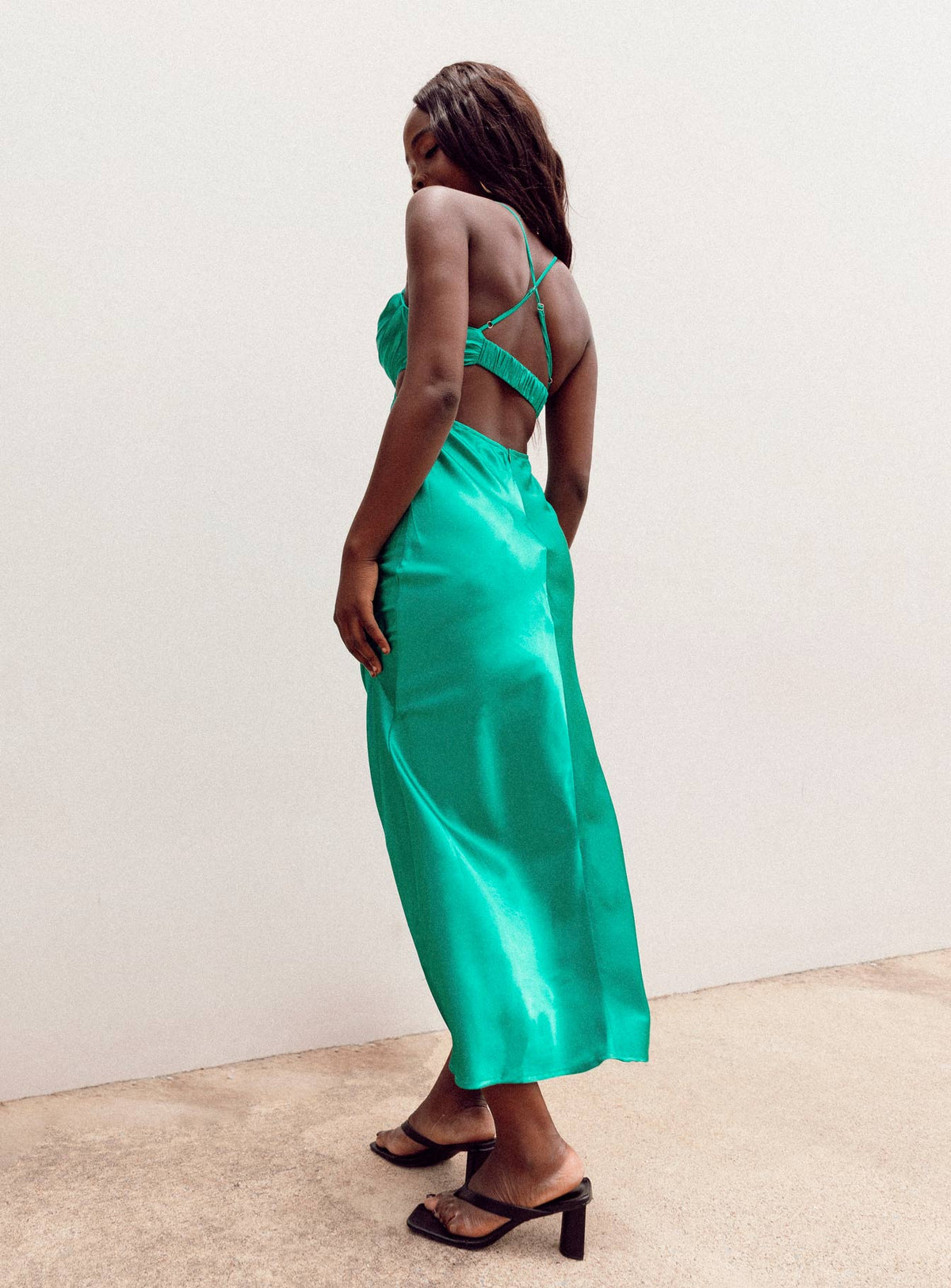 Giselle Midi Dress Green