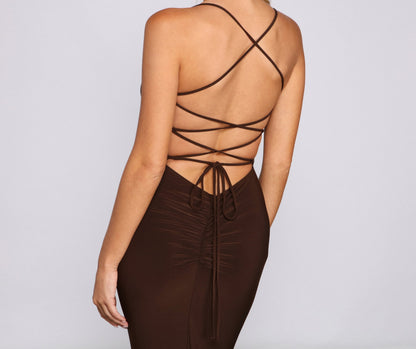 Gretchen Formal Lace-Up Dress
