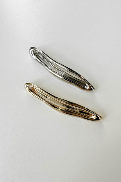 LONG ABSTRACT-SHAPED HAIR CLIP