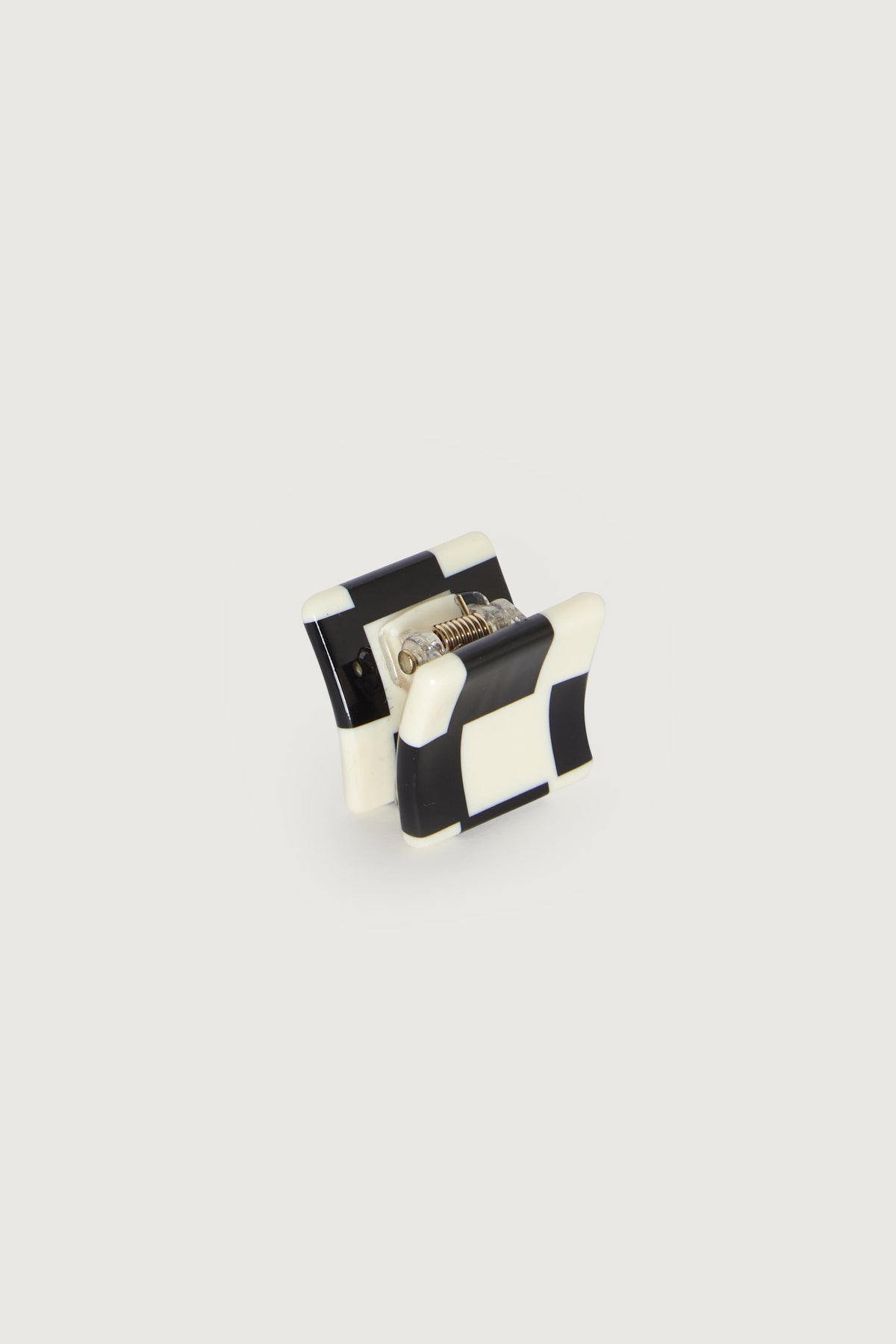 CHECKERED MINI HAIR CLIP