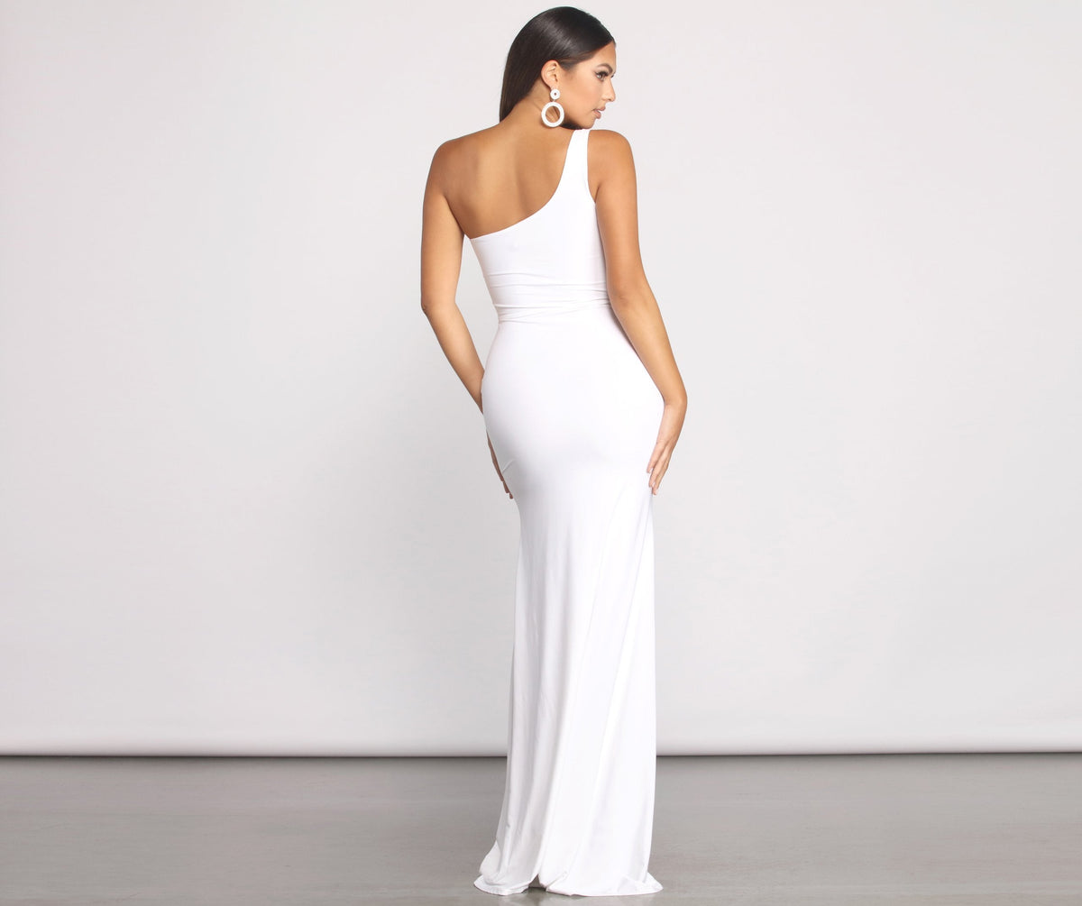 Janie Formal One Shoulder Dress