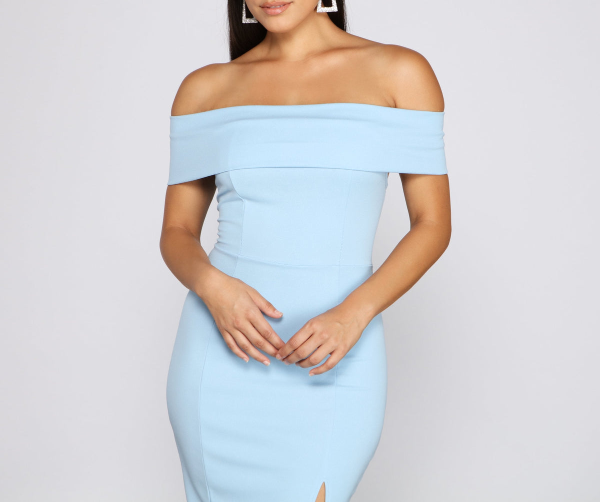 Kate Formal Crepe Midi Dress