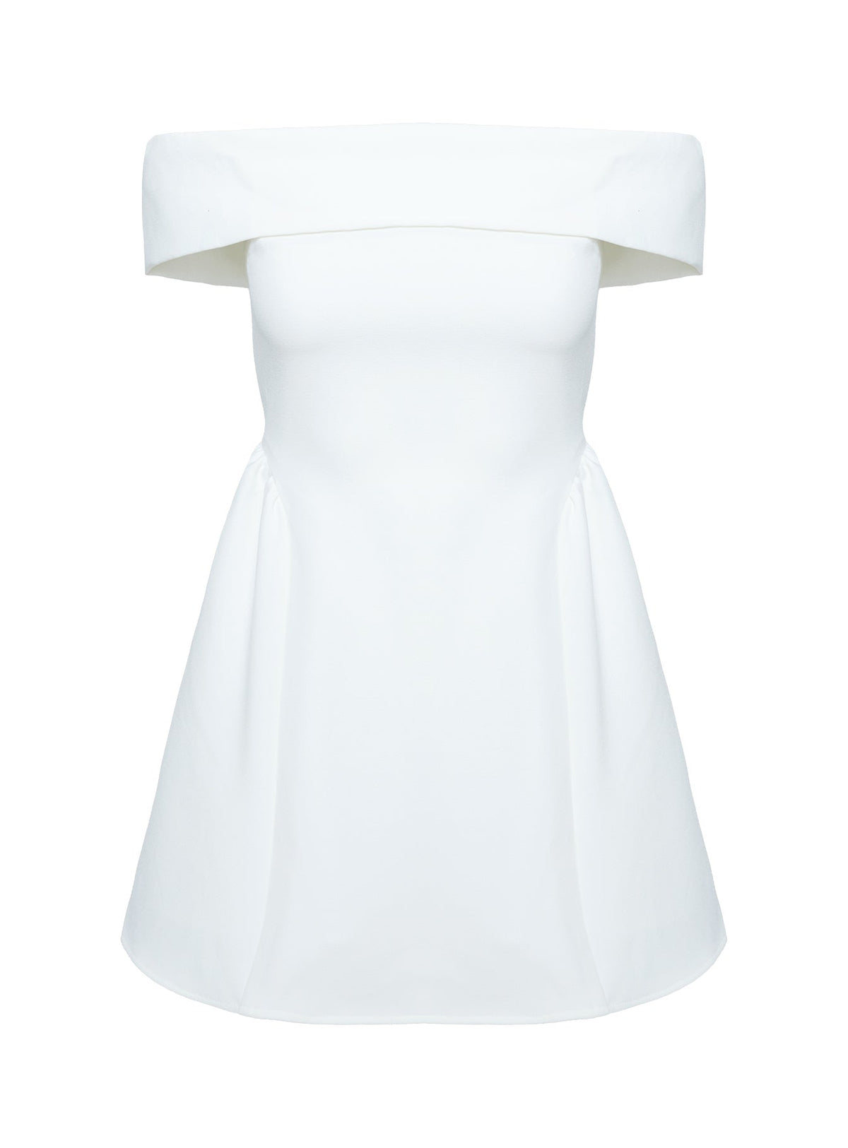 Main Character Strapless Mini Dress White