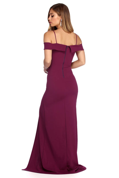 Nat Formal High Slit Dress