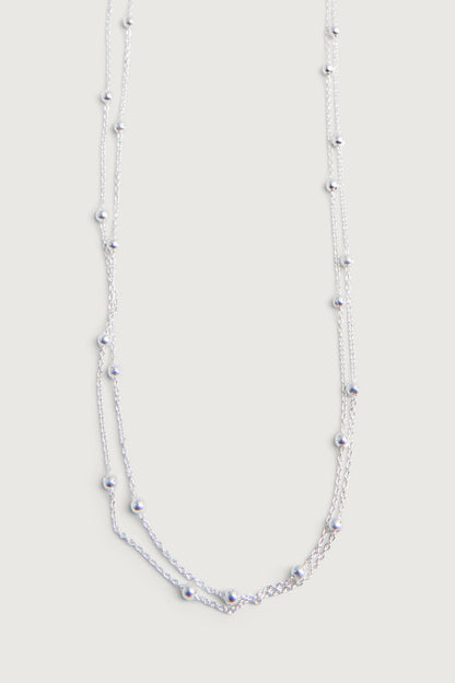 LAYERED BEADED NECKLACE