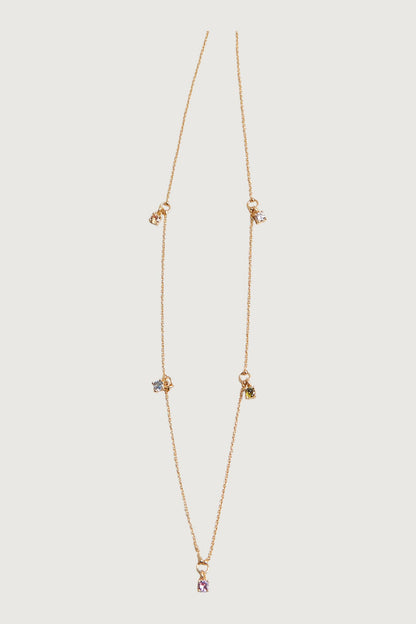 COLOURED ZIRCONIA NECKLACE