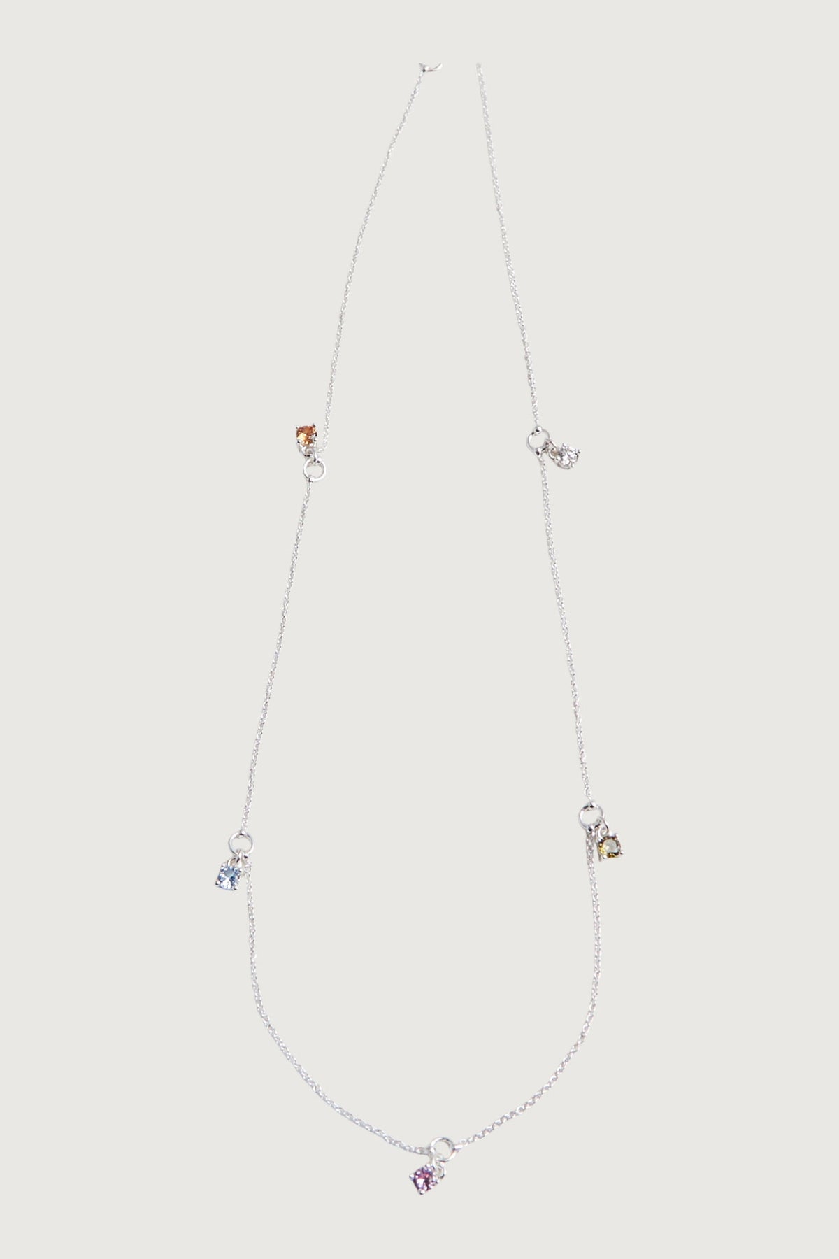 COLOURED ZIRCONIA NECKLACE