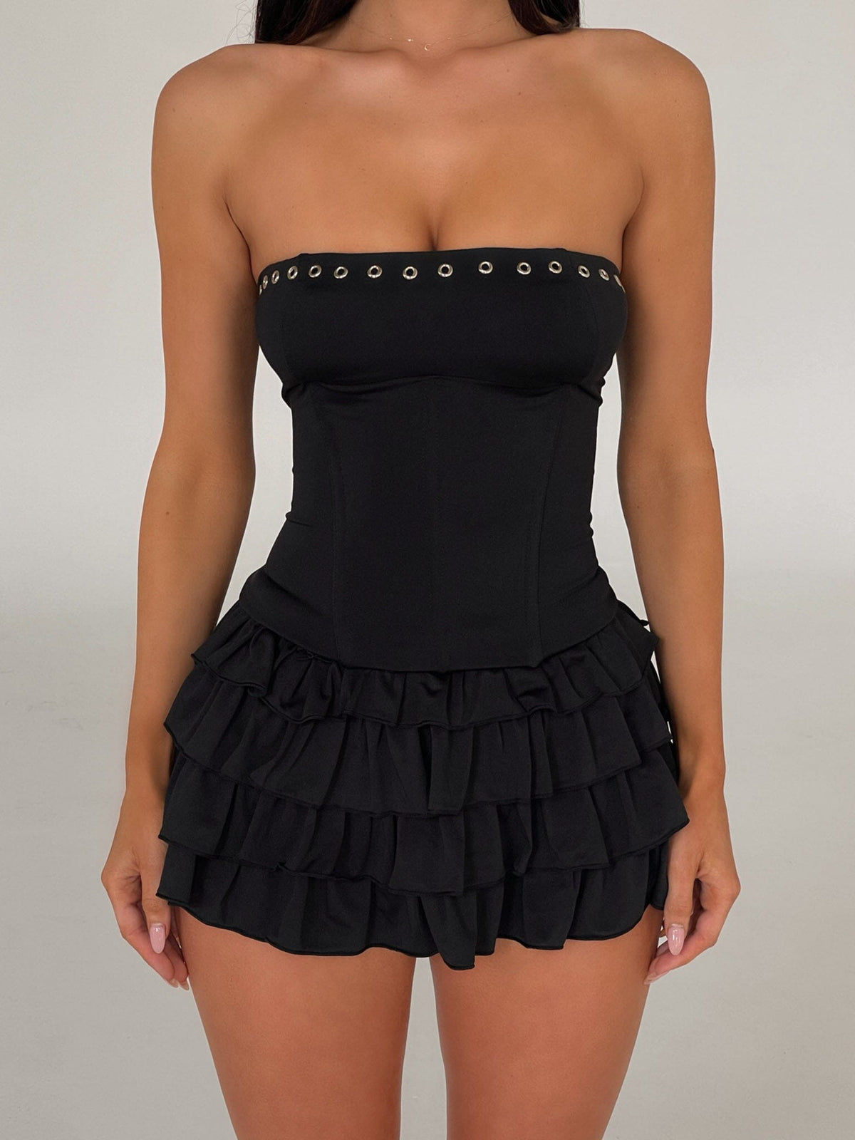 PIPPA MINI DRESS BLACK