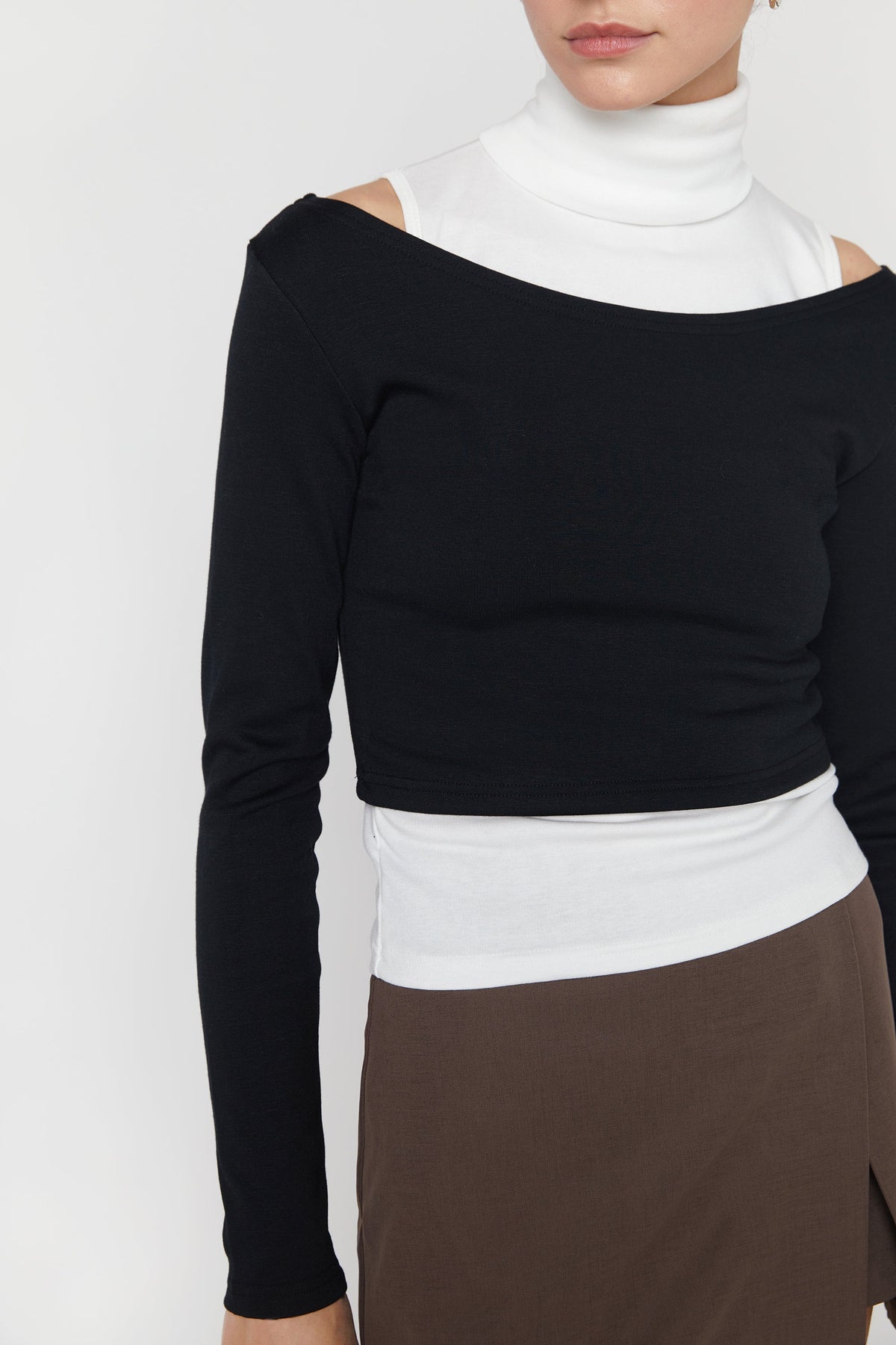 LAYERED TEE AND LONG SLEEVE TOP
