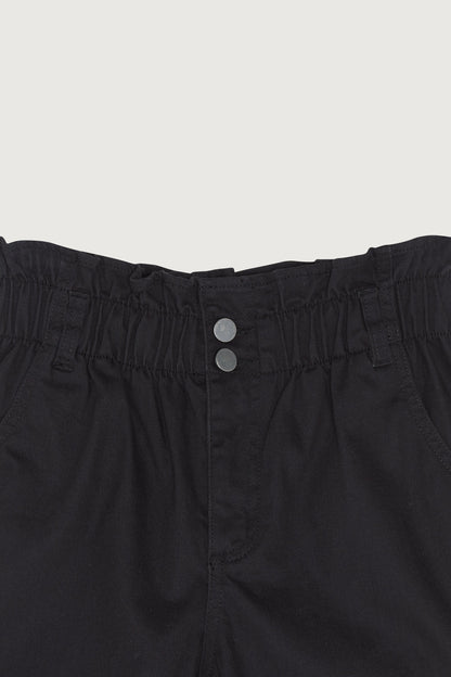 PAPER BAG DENIM SHORTS