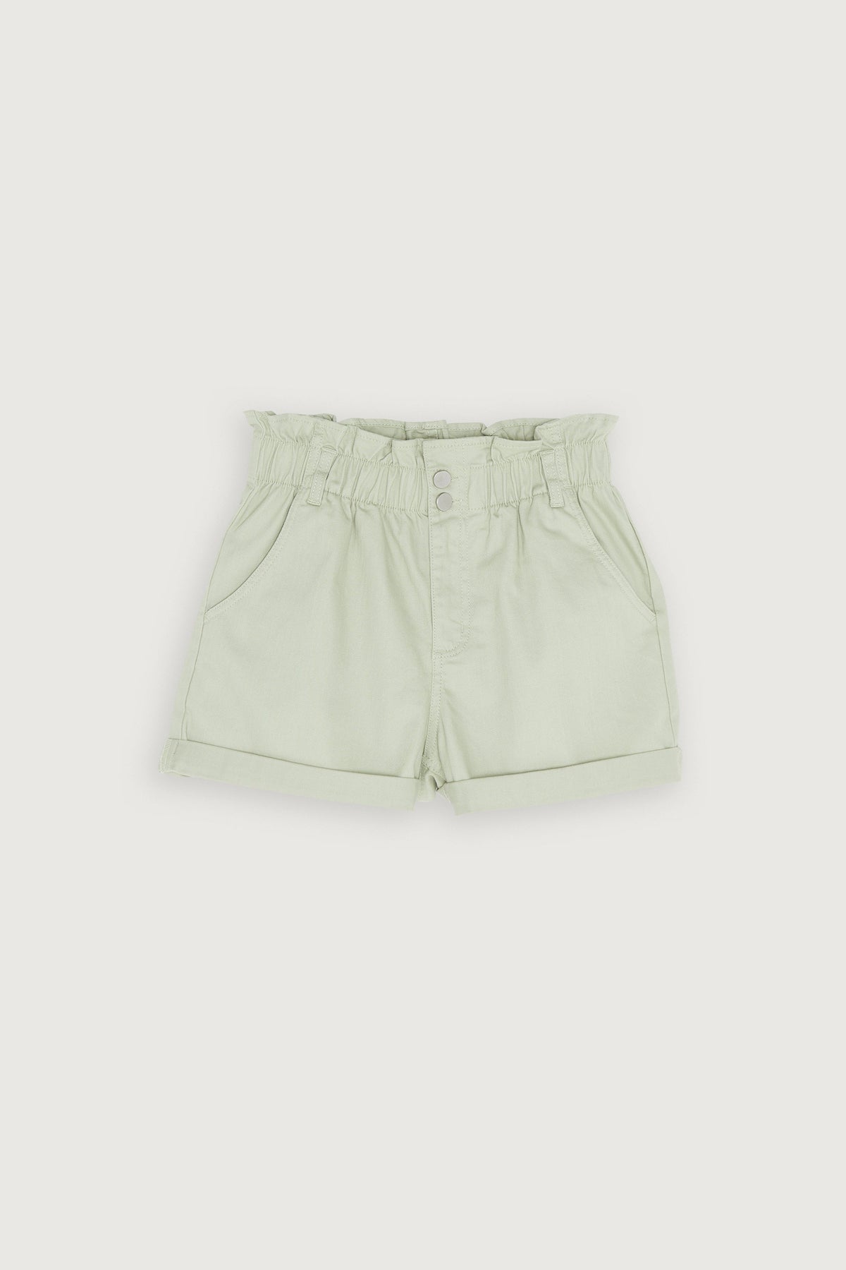 PAPER BAG DENIM SHORTS