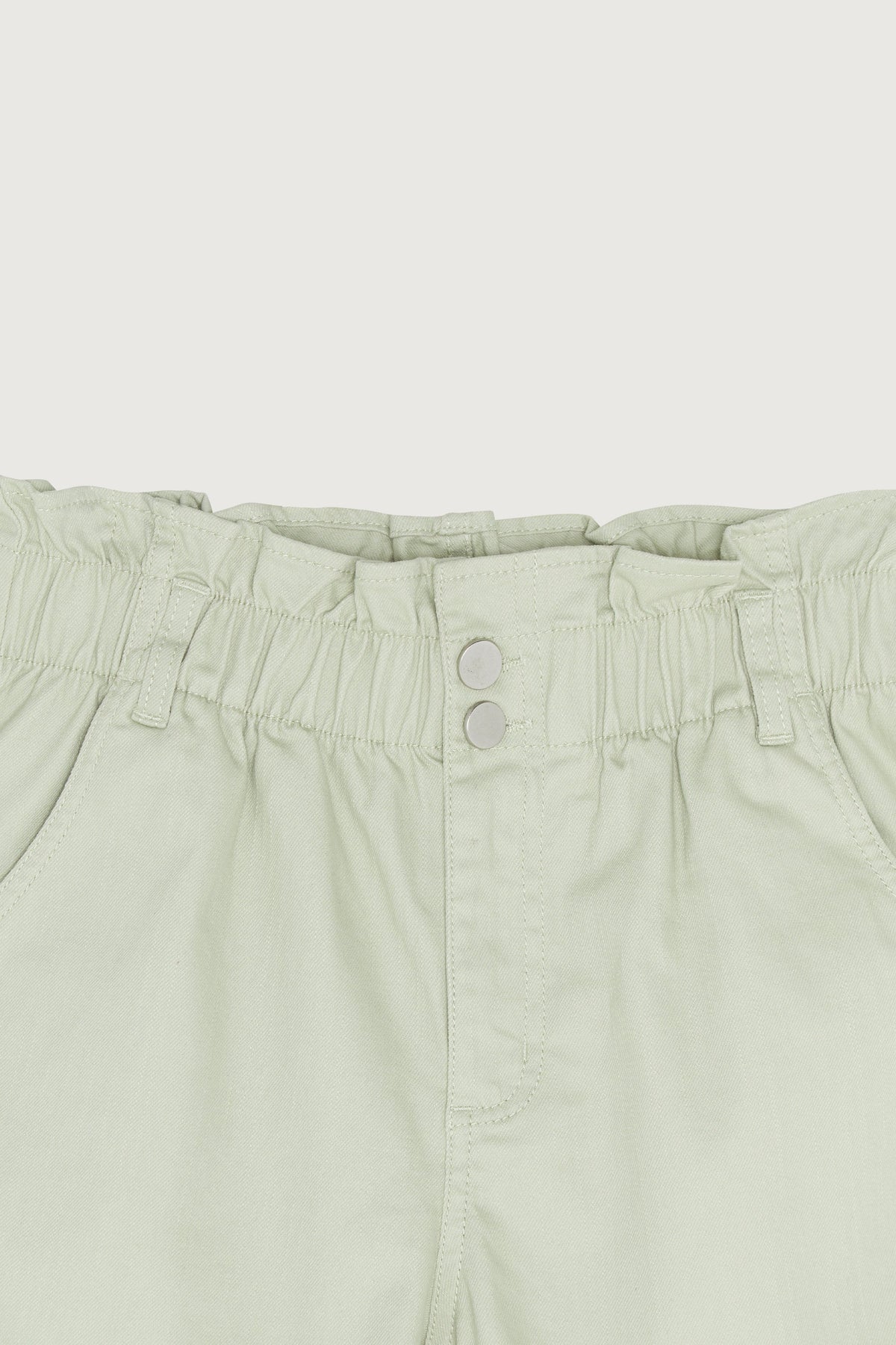 PAPER BAG DENIM SHORTS