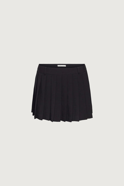 PLEATED SUITING MINI SKIRT