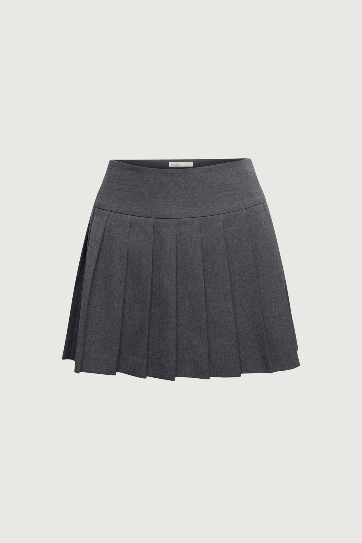 MINI PLEATED SUITING SKIRT