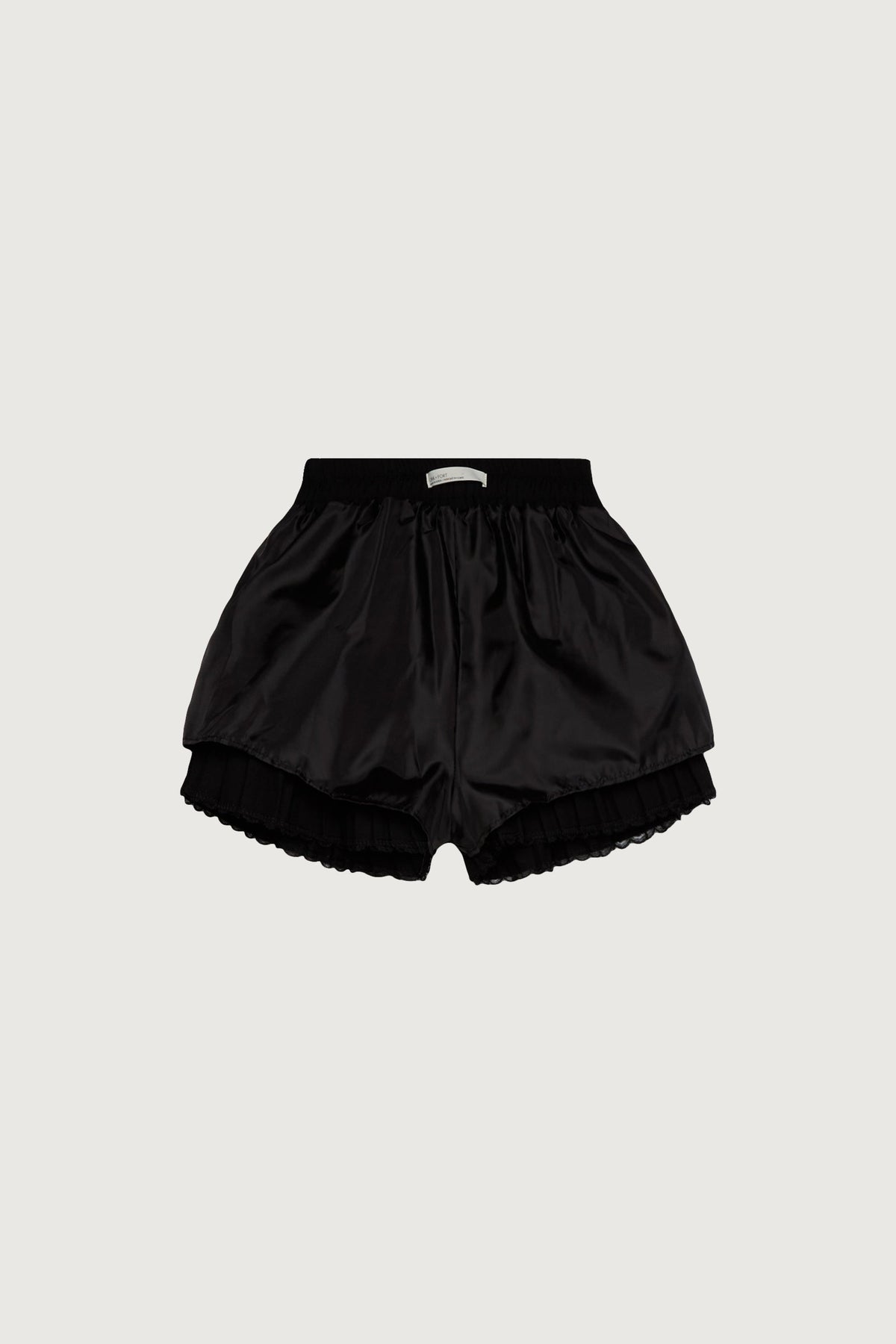 PLEATED TIERED MINI SKORT