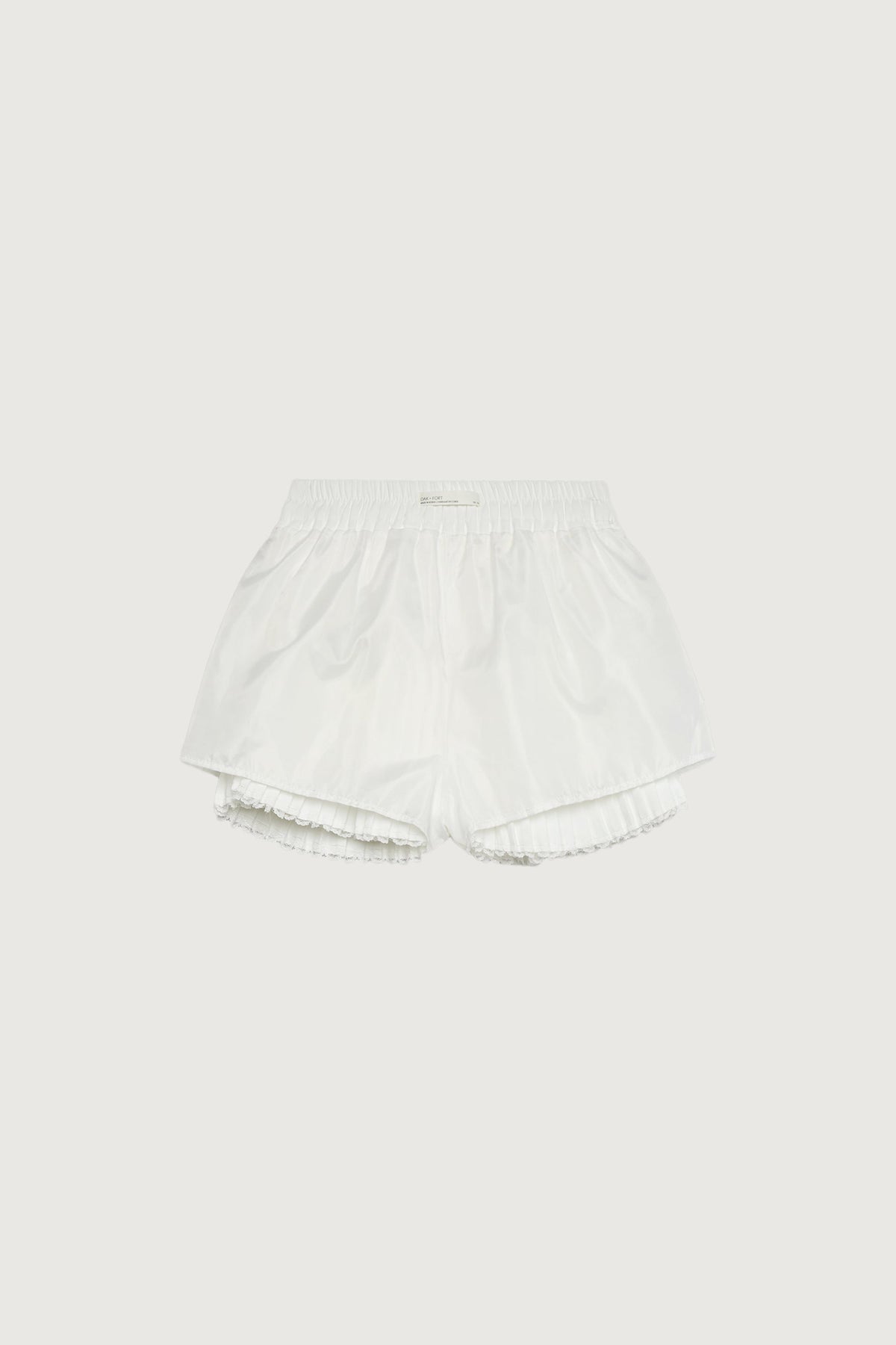 PLEATED TIERED MINI SKORT