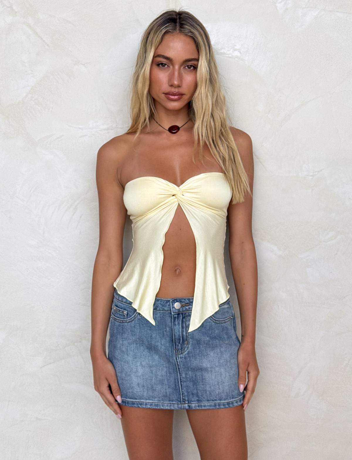 CHARMAINE TOP - LEMON