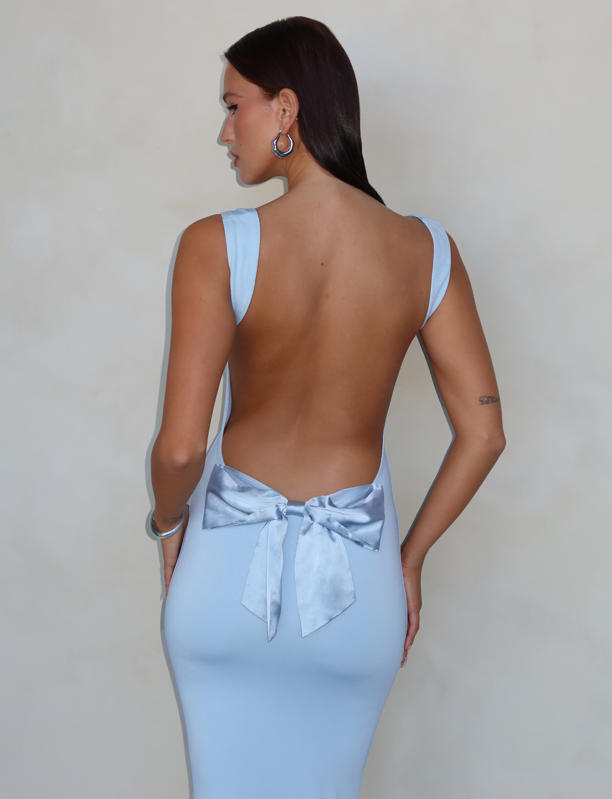 ZITA DRESS - BLUE : BABY BLUE