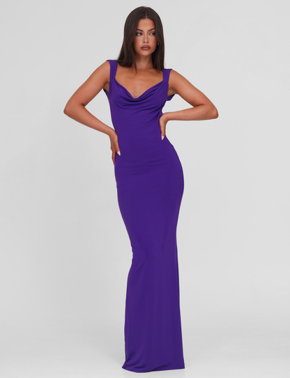 ZITA MAXI DRESS - PURPLE