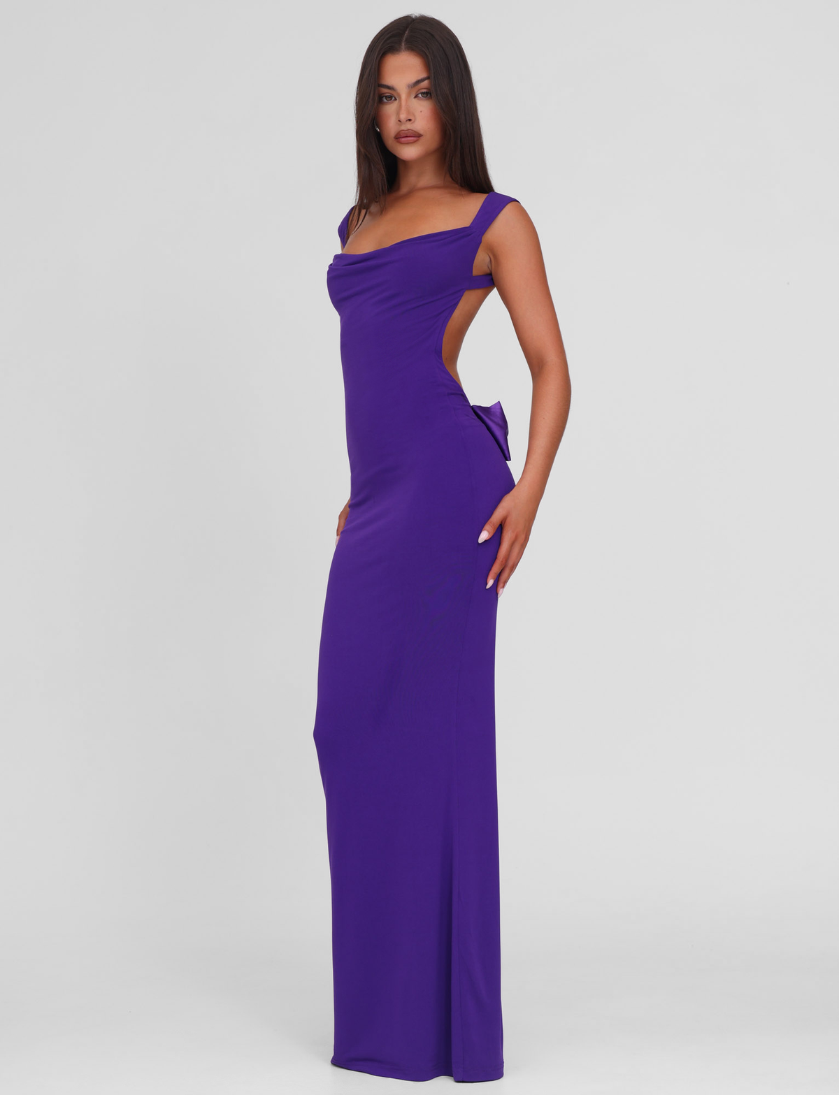 ZITA MAXI DRESS - PURPLE