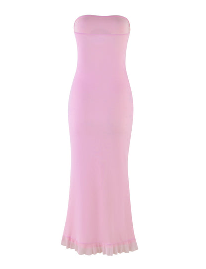 LILLIAN DRESS - PINK : BABY PINK
