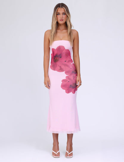 LILLIAN DRESS - PINK : BABY PINK