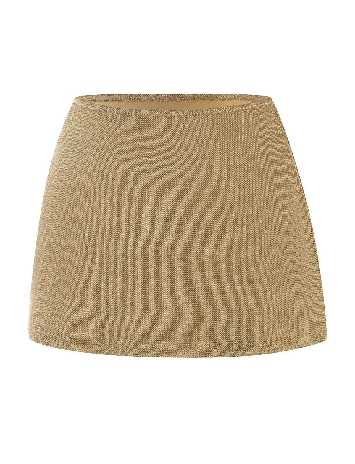 OCTAVIA MINI SKIRT - GOLD