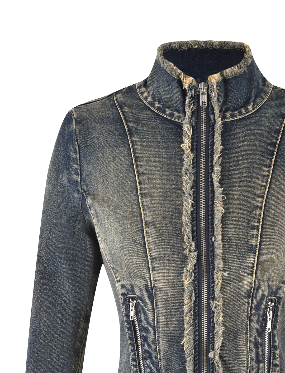 OPHELIE JACKET - BLUE : DENIM BLUE : DENIM