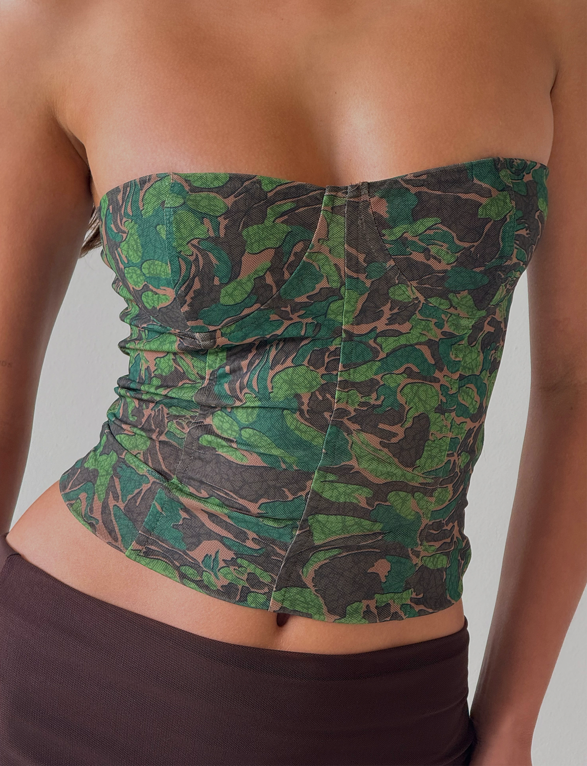 DULCE CORSET - GREEN : CAMO