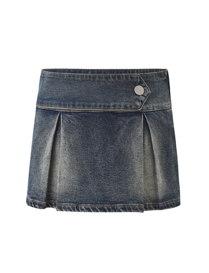LUPITA SKORT - MID WASH