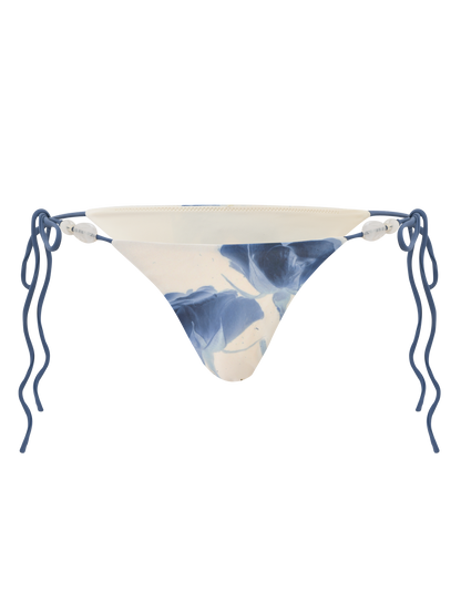 CYLAS BIKINI BOTTOM - INDIGO FLORAL