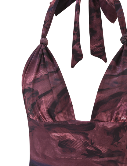 FRIEDA TOP - BURGANDY ROMANTICA