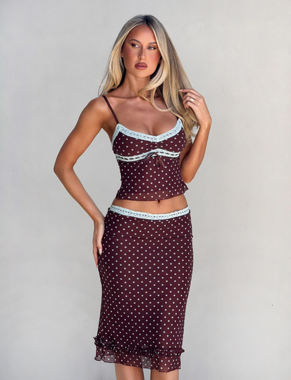AMARA TOP - POLKA DOT
