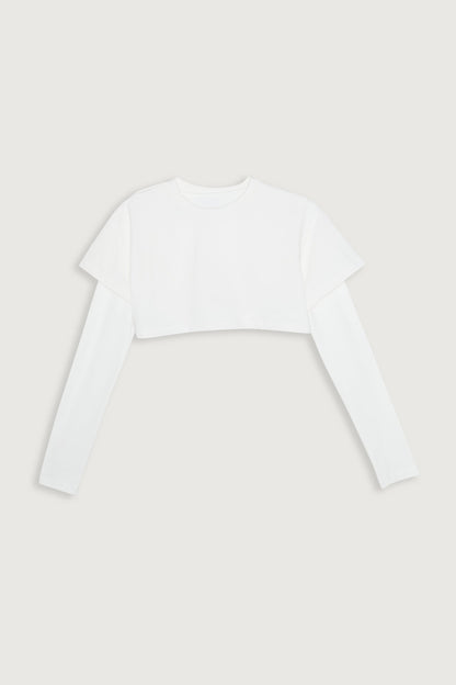 LAYERED TEE AND LONG SLEEVE TOP